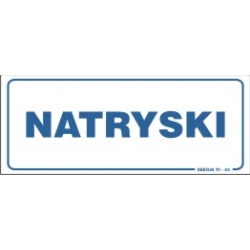 Tabliczka TI-43 Natryski