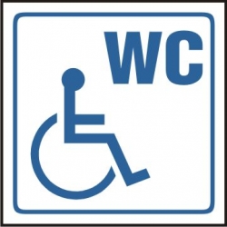 Naklejka TI-97 WC dla niepełnosprawnych