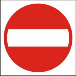 Znak - Zakaz wjazdu ZDW-02